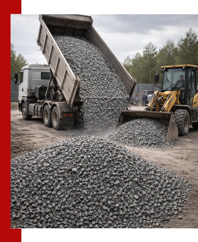 Доставка и продажа щебня гранитного в Чебоксарах