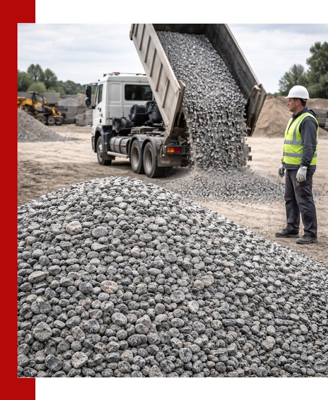 Доставка и продажа гранитного щебня фракции 5-20 в Чебоксарах