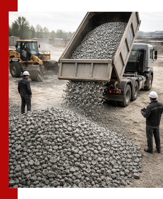 Доставка гранитного щебня фракции 20-40 в Чебоксарах