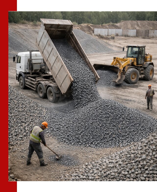 Щебень габбро-диабаз фр. 5-20 с доставкой в Чебоксарах