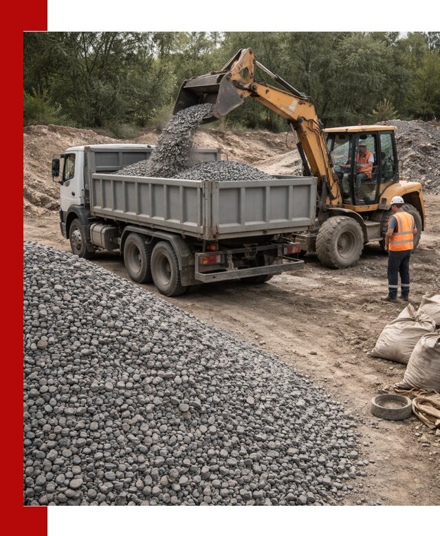 Доставка гравийного щебня в Чебоксарах оптом и в розницу