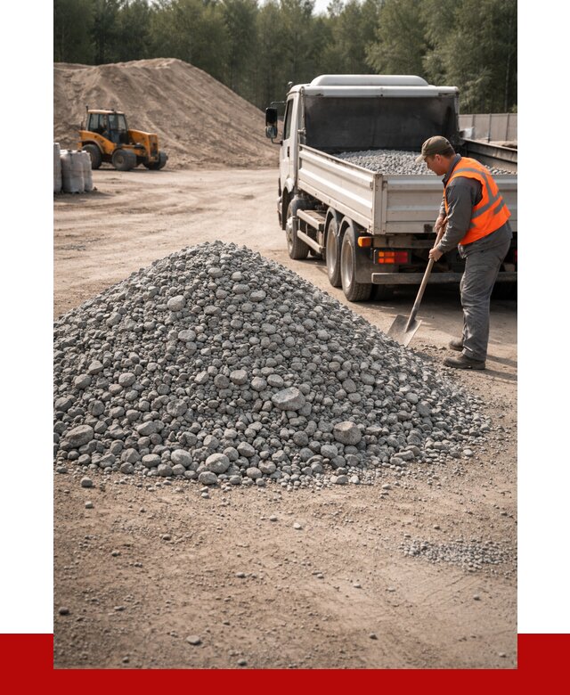 Гравийный щебень фракция 5-10 в Чебоксарах от 2262 р. | ПРОНЕРУДЧбк