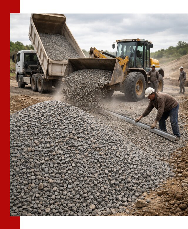 Гравийный щебень фракция 5-20 с доставкой в Чебоксарах