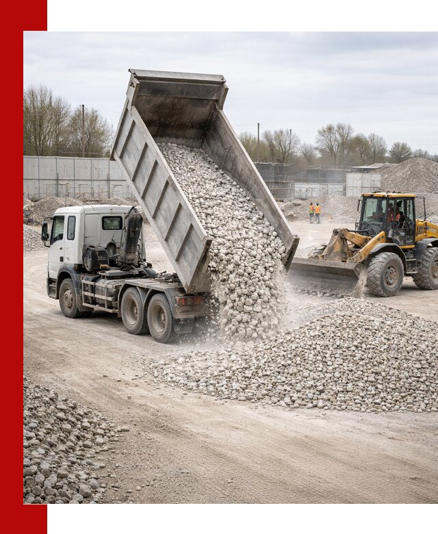 Доставка и продажа известнякового щебня в Чебоксарах