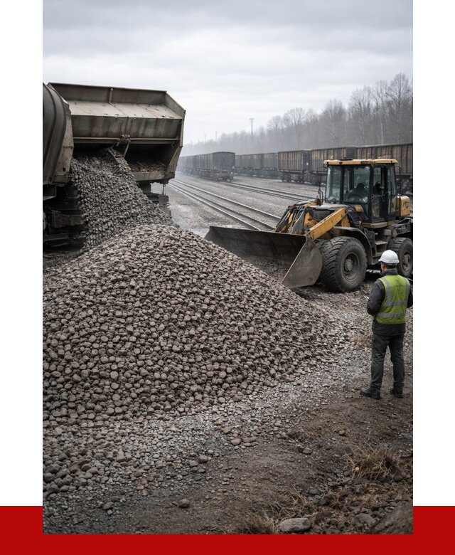 Купить железнодорожный щебень в Чебоксарах от 2880 р. | ПРОНЕРУДЧбк