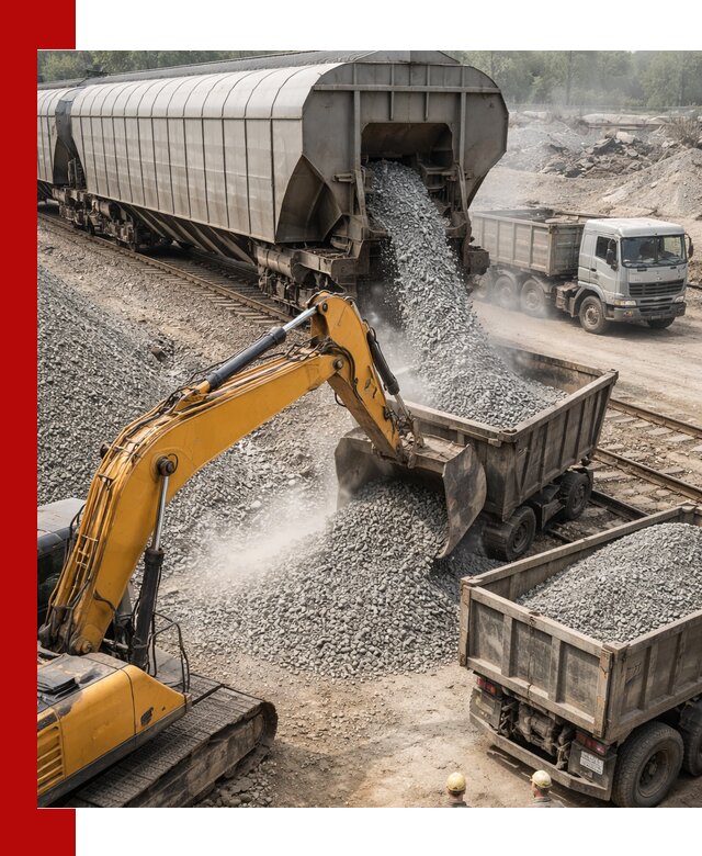 Доставка железнодорожного щебня в Чебоксарах крупными партиями быстрого отгруза