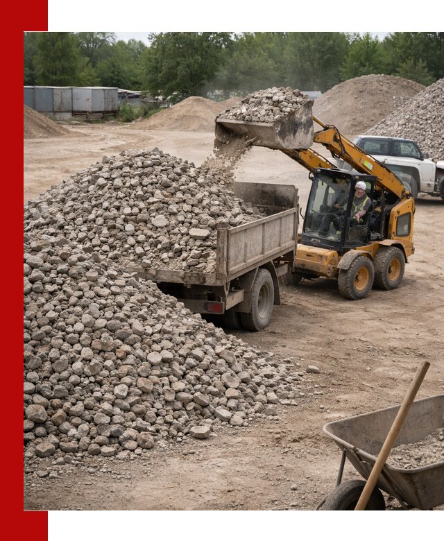 Доставка вторичного щебня в Чебоксарах для строительных работ