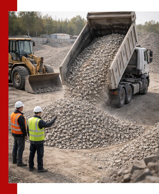 Вторичный щебень фракция 40–70 доставка в Чебоксарах