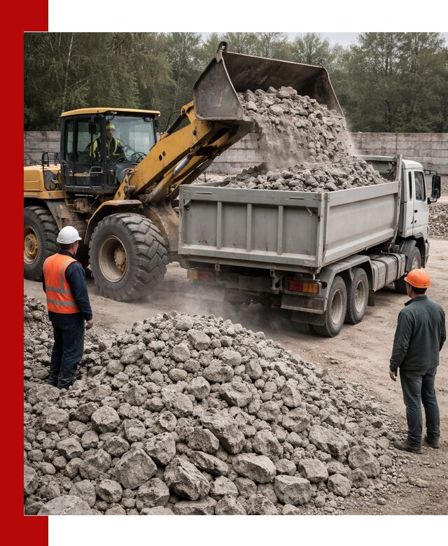 Вторичный щебень фракция 70–150 в Чебоксарах с доставкой