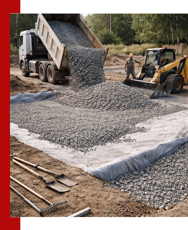 Щебень для фундамента с доставкой в Чебоксарах