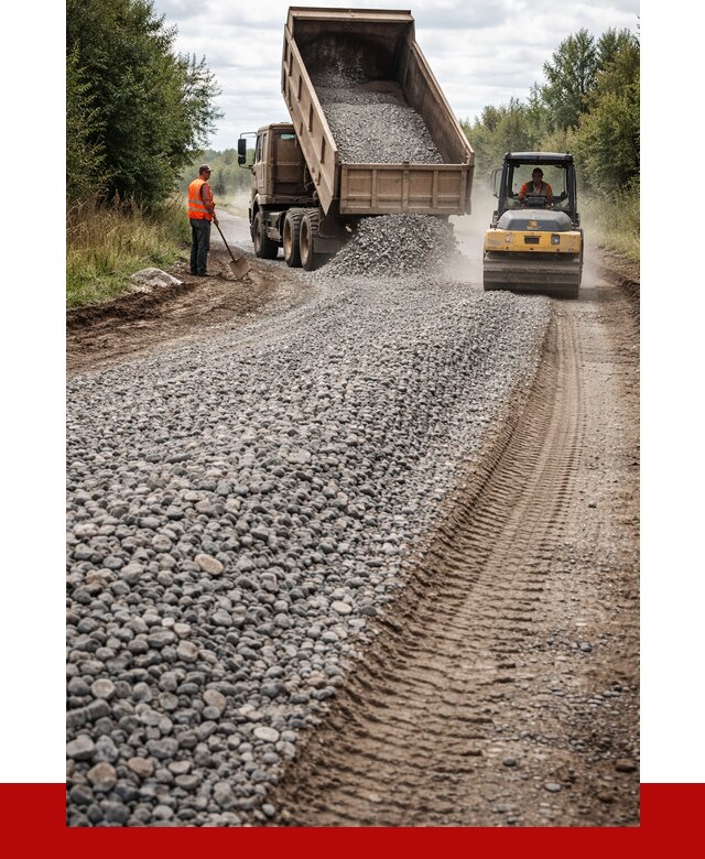 Щебень для отсыпки дороги в Чебоксарах от 2777 р. ПРОНЕРУДЧбк