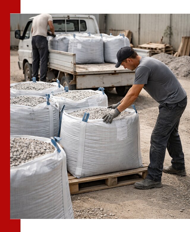 Доставка щебня в мешках по выгодным ценам в Чебоксарах