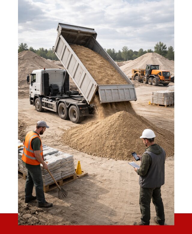 Карьерный песок с доставкой в Чебоксарах от 3702 р. ПРОНЕРУДЧбк