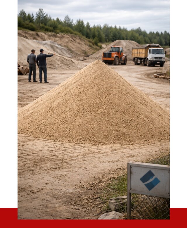 Карьерный песок навалом в Чебоксарах от 1851 р. | ПРОНЕРУДЧбк
