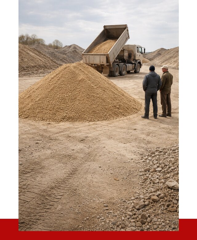 Карьерный песок крупнозернистый в Чебоксарах от 8741 р | ПРОНЕРУДЧбк