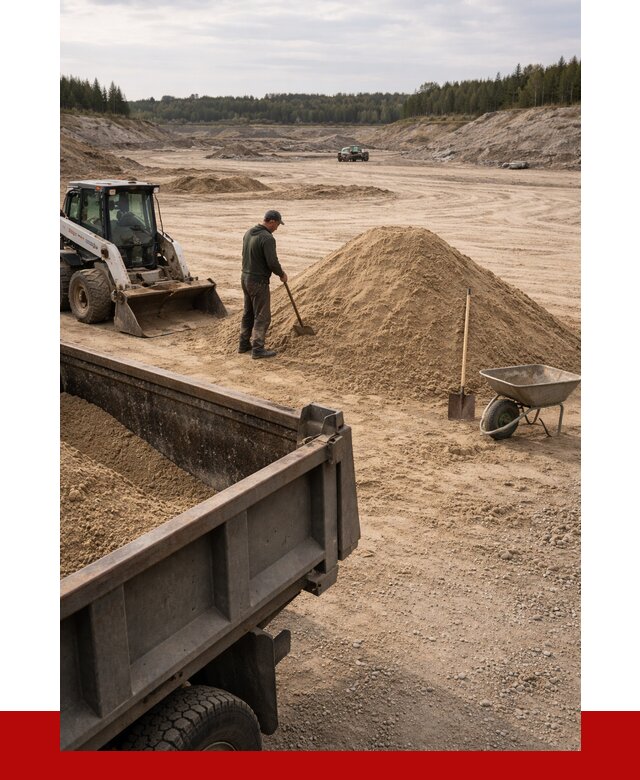 Карьерный песок среднезернистый в Чебоксарах, от 2262 р. ПРОНЕРУДЧбк