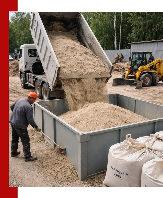 Кварцевый песок для фильтра в Чебоксарах — доставка и качество