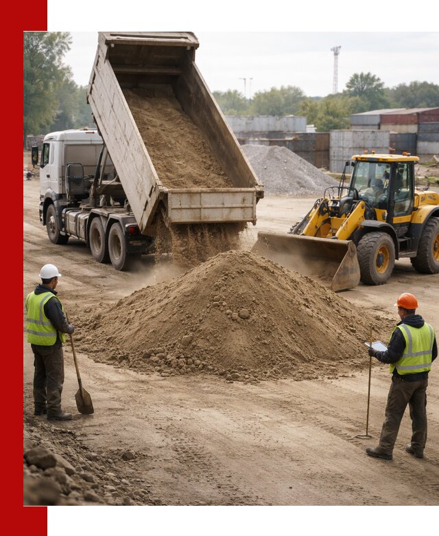 Доставка и продажа пескогрунта оптом и в розницу в Чебоксарах