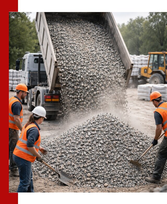 Доставка гравия и камня в Чебоксарах оптом и в розницу