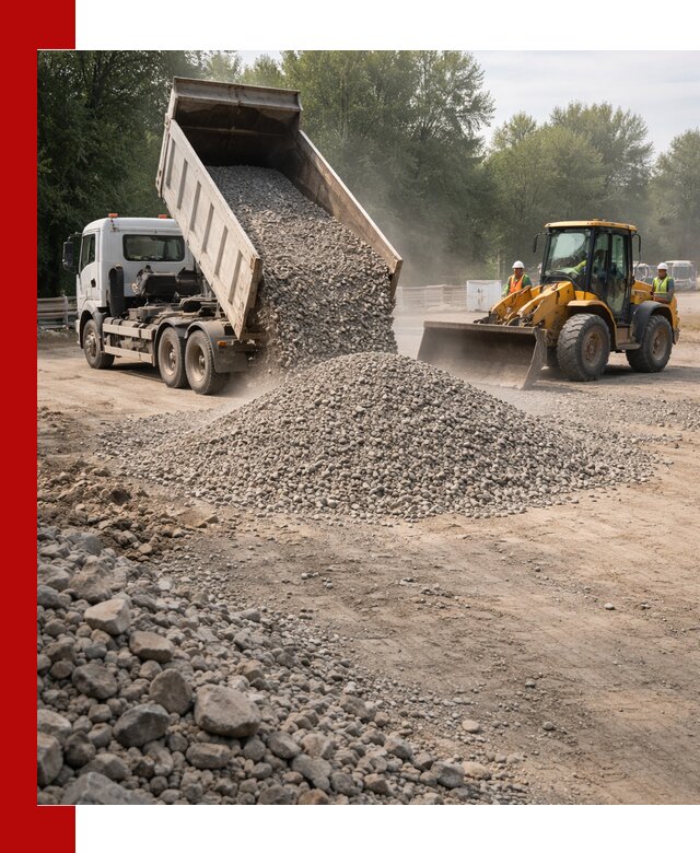 Гравий фракция 5–20 доставка в Чебоксарах оптом и в розницу