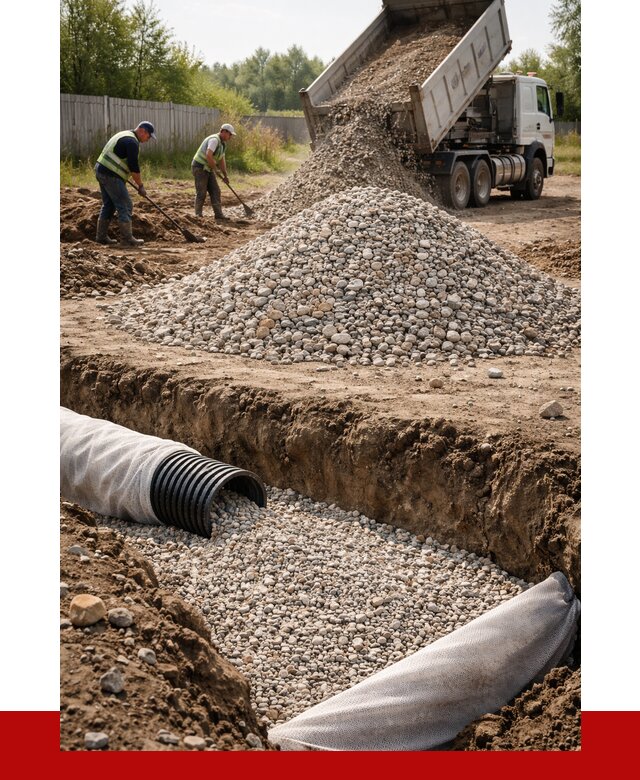 Гравий для дренажа в Чебоксарах от 2262 р., доставка ПРОНЕРУДЧбк