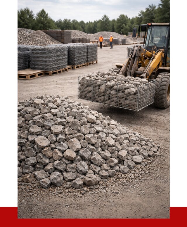 Камень для габионов фракция 70-150 в Чебоксарах от 4319 р. | ПРОНЕРУДЧбк