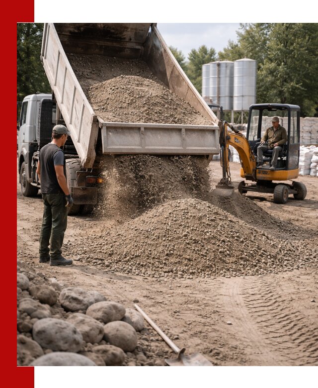 Доставка ПГС С3 в Чебоксарах самосвалами и миксерами