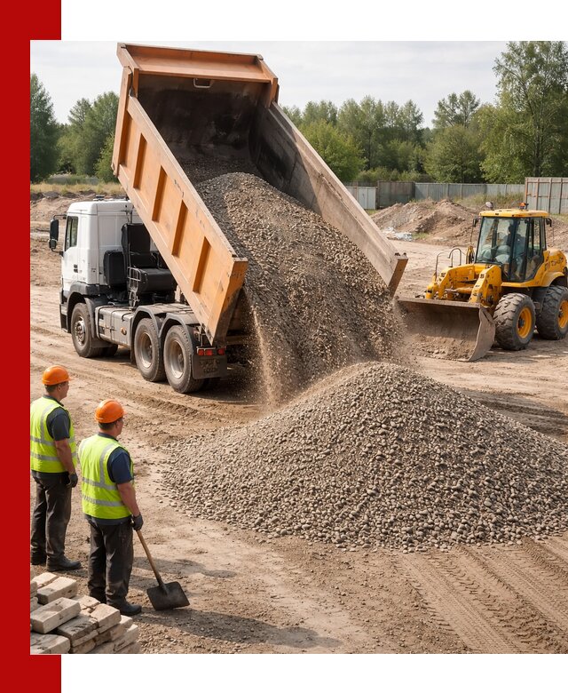 Доставка щебёночно-песчаной смеси ЩПС С7 в Чебоксарах