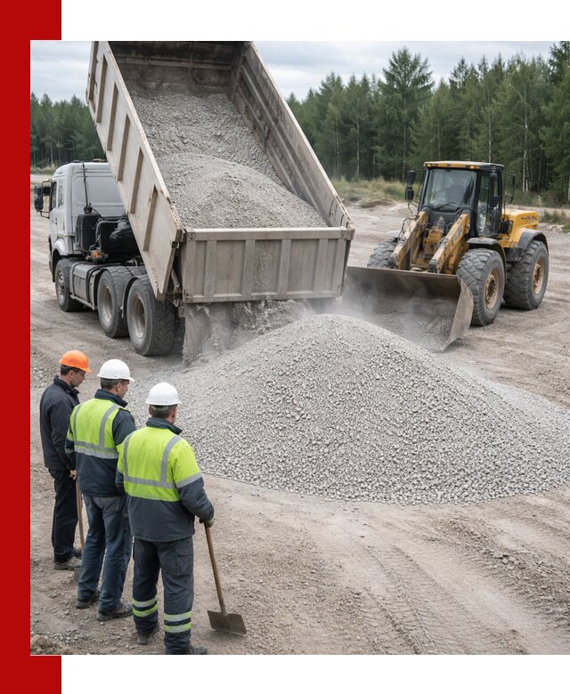 Известняковый отсев 0-5 доставка в Чебоксарах быстро и выгодно