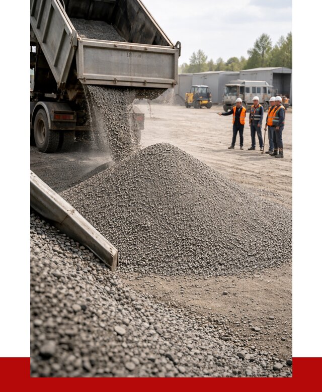 Гравийный отсев 0-5 в Чебоксарах от 1234 р. с доставкой | ПРОНЕРУДЧбк