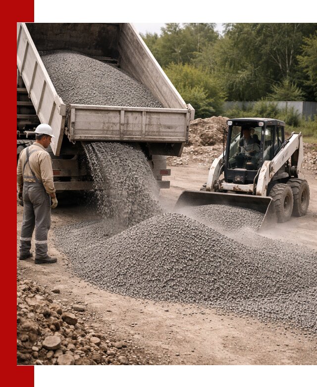 Доставка гравийного отсева 0-5 в Чебоксарах оптом и в розницу