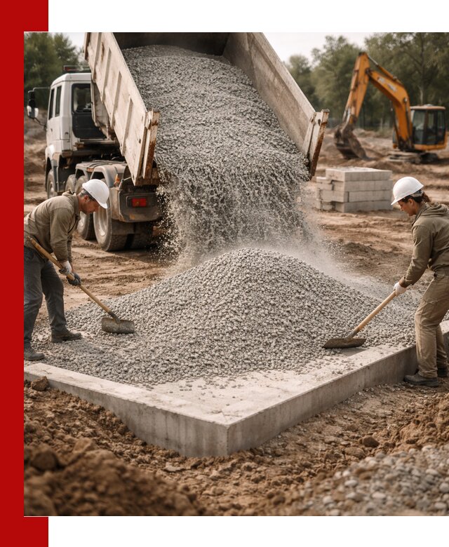 Доставка и продажа отсева для бетона в Чебоксарах