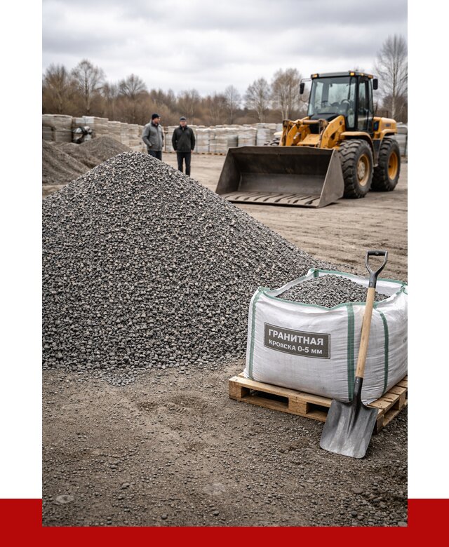 Купить гранитную крошку в Чебоксарах от 4936 р. с доставкой | ПРОНЕРУДЧбк