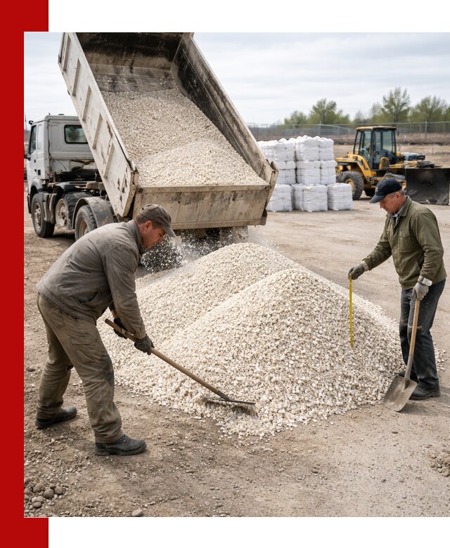 Мраморная крошка с доставкой и разгрузкой в Чебоксарах