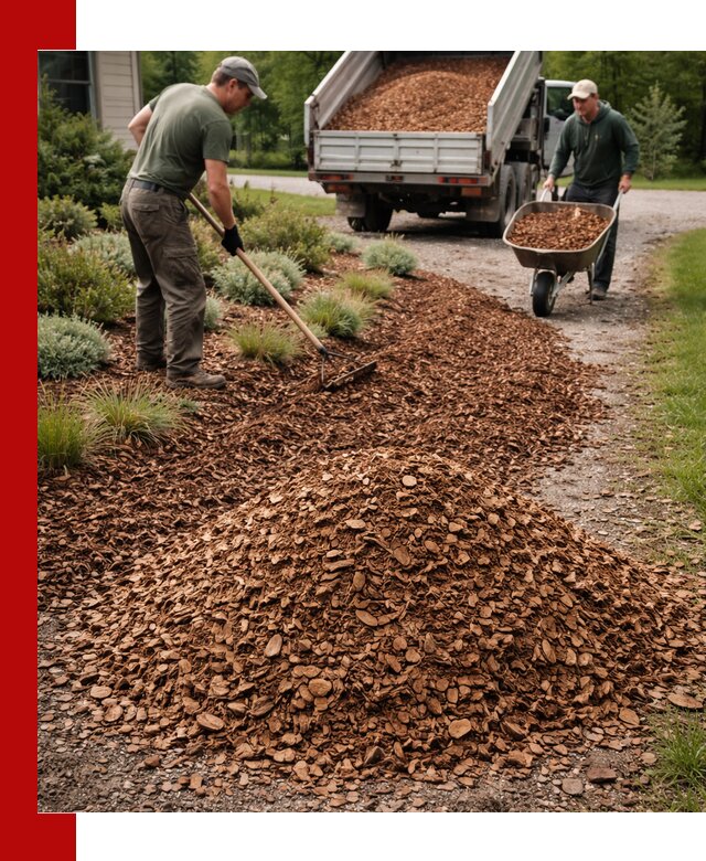 Крошка для мульчирования с доставкой в Чебоксарах