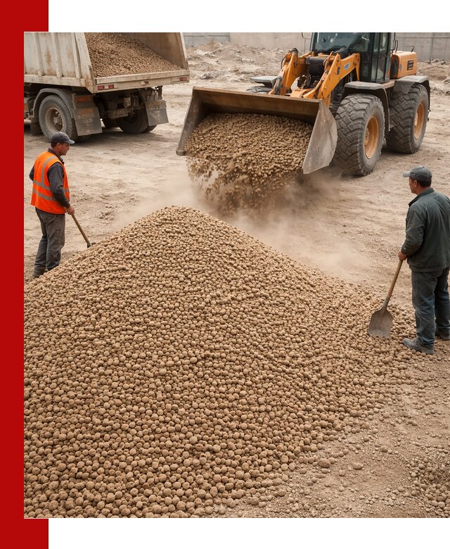 Керамзит фракция 10-20 с доставкой в Чебоксарах