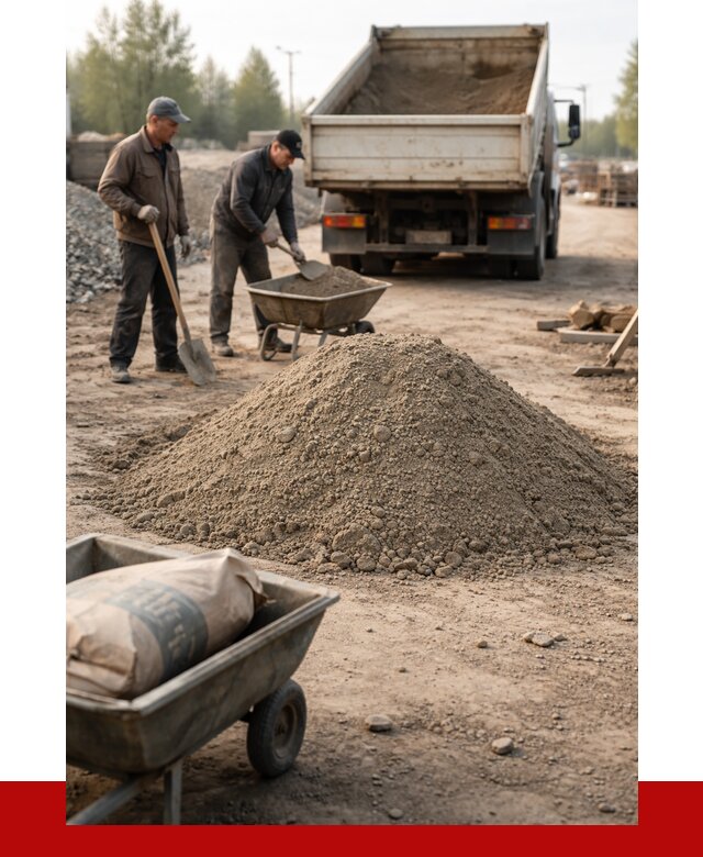 Цементно-песчаная смесь М150 в Чебоксарах от 4833 р. | ПРОНЕРУДЧбк