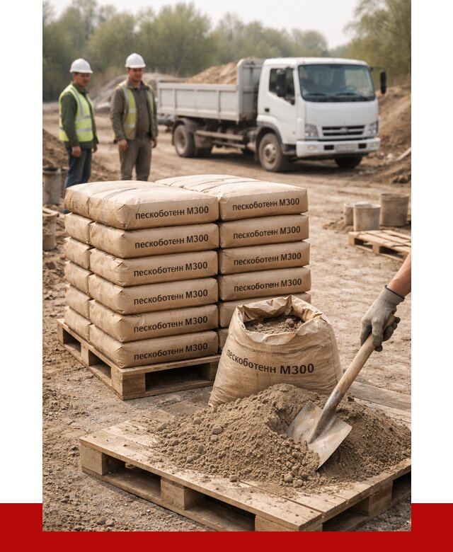 Пескобетон М300 в Чебоксарах с доставкой от 4782 р. за куб | ПРОНЕРУДЧбк