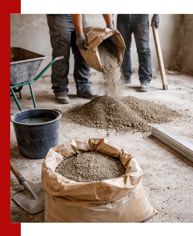 Доставка сухой смеси для стяжки в Чебоксарах