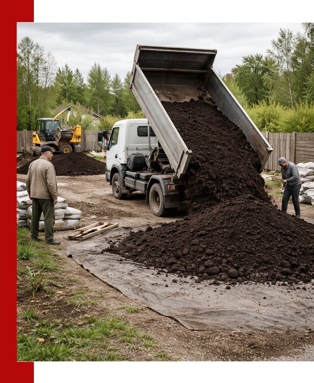 Доставка качественного почвогрунта в Чебоксарах оптом и в розницу