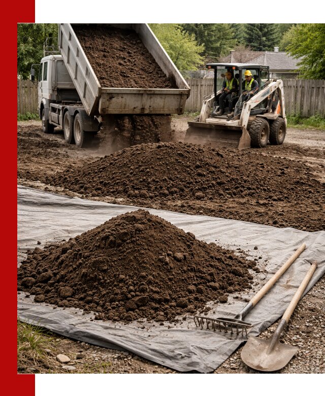 Грунт для отсыпки участка с доставкой в Чебоксарах