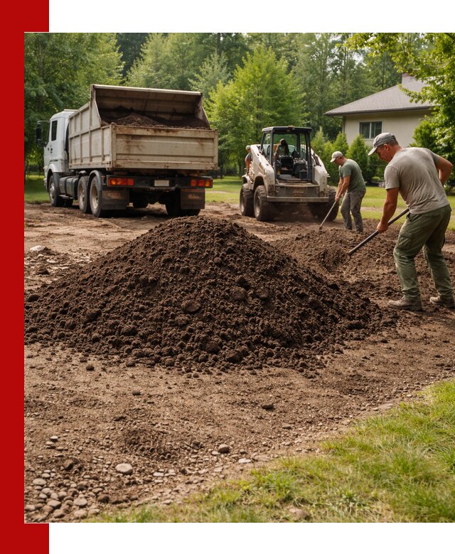 Доставка и укладка грунта для газона в Чебоксарах