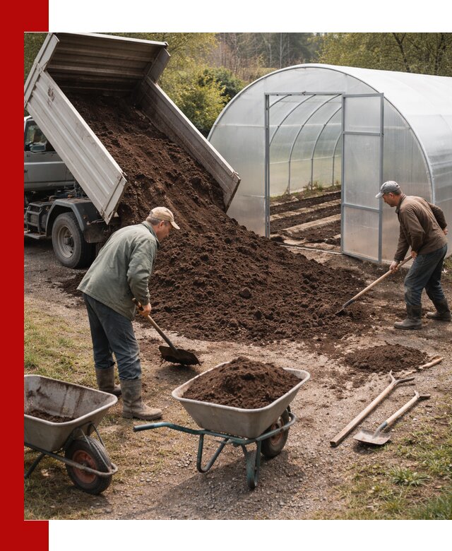 Грунт для теплицы с доставкой в Чебоксарах — плодородный субстрат под растения
