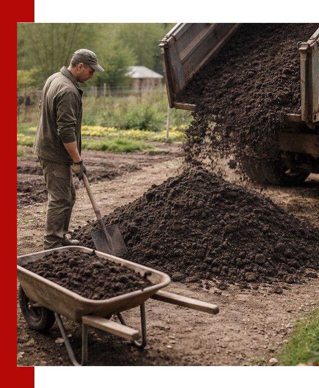 Доставка качественной земли для огорода в Чебоксарах