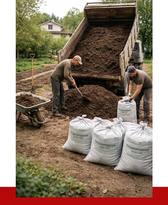 Плодородная смесь в Чебоксарах от 4319 р./куб с доставкой | ПРОНЕРУДЧбк