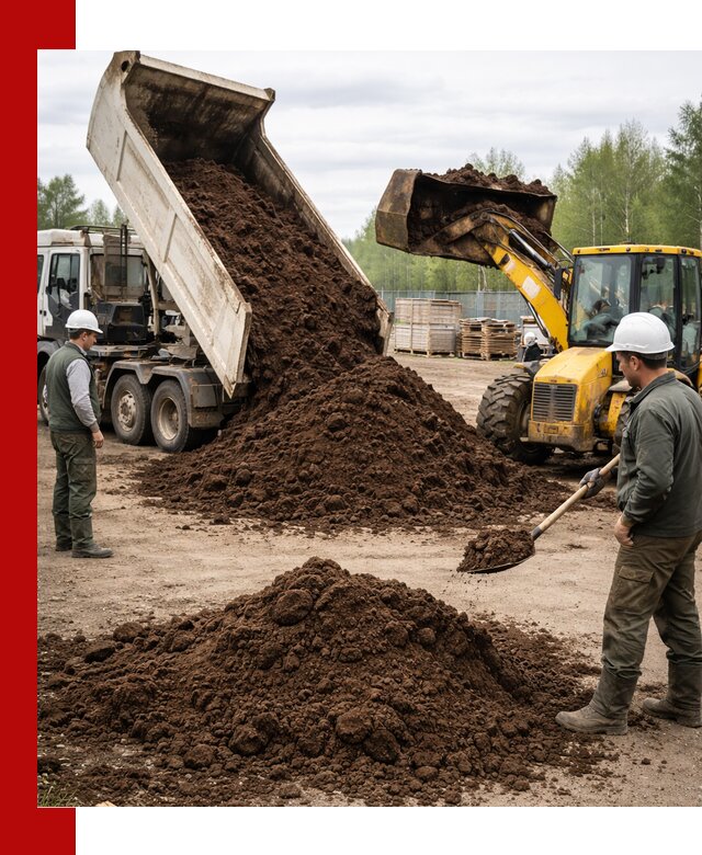 Доставка торфа оптом и в мешках в Чебоксарах
