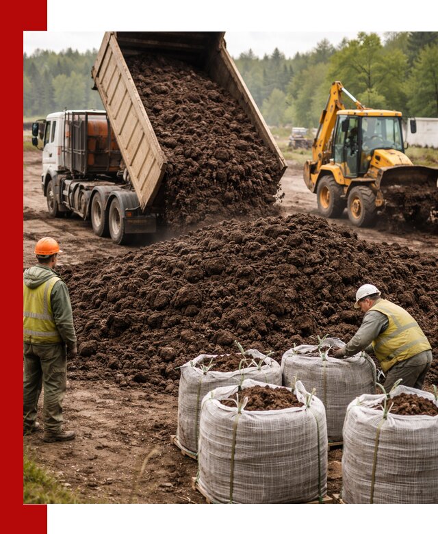 Доставка нейтрального торфа в Чебоксарах оптом и в розницу