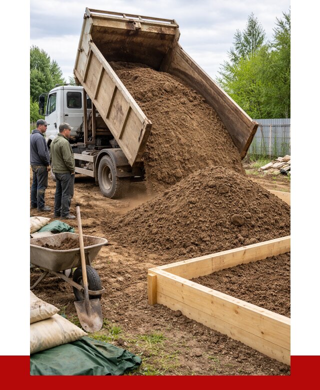 Торфо песчаная смесь в Чебоксарах с доставкой от 1903 р. | ПРОНЕРУДЧбк