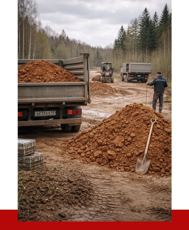 Глина и суглинки в Чебоксарах от 4628 р. за куб | ПРОНЕРУДЧбк