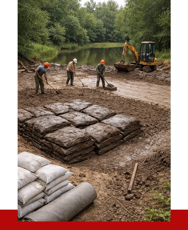 Купить глину для пруда в Чебоксарах от 4628 р. с доставкой | ПРОНЕРУДЧбк